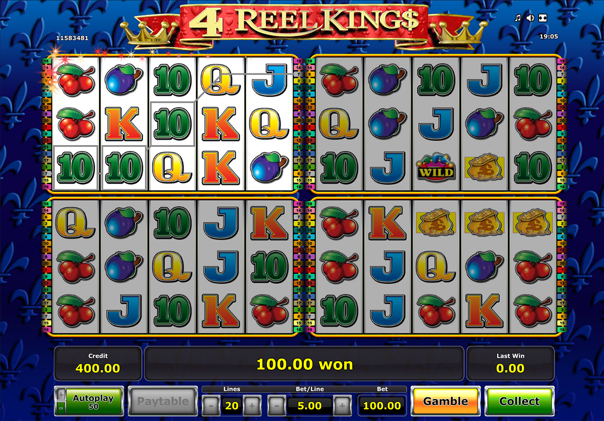 4 reel kings novomatic игровой автомат 