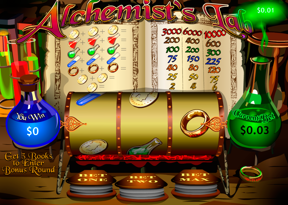 alchemists lab playtech игровой автомат 