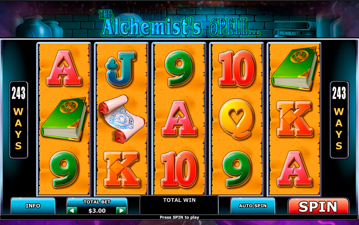 alchemists spell playtech игровой автомат 