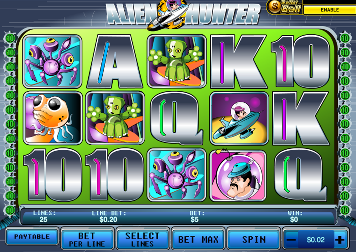 alien hunter playtech игровой автомат 