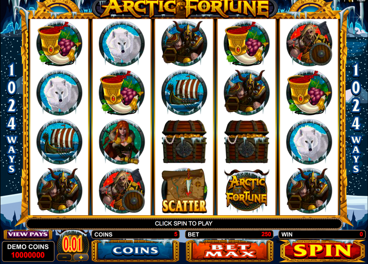 arctic fortune microgaming игровой автомат 