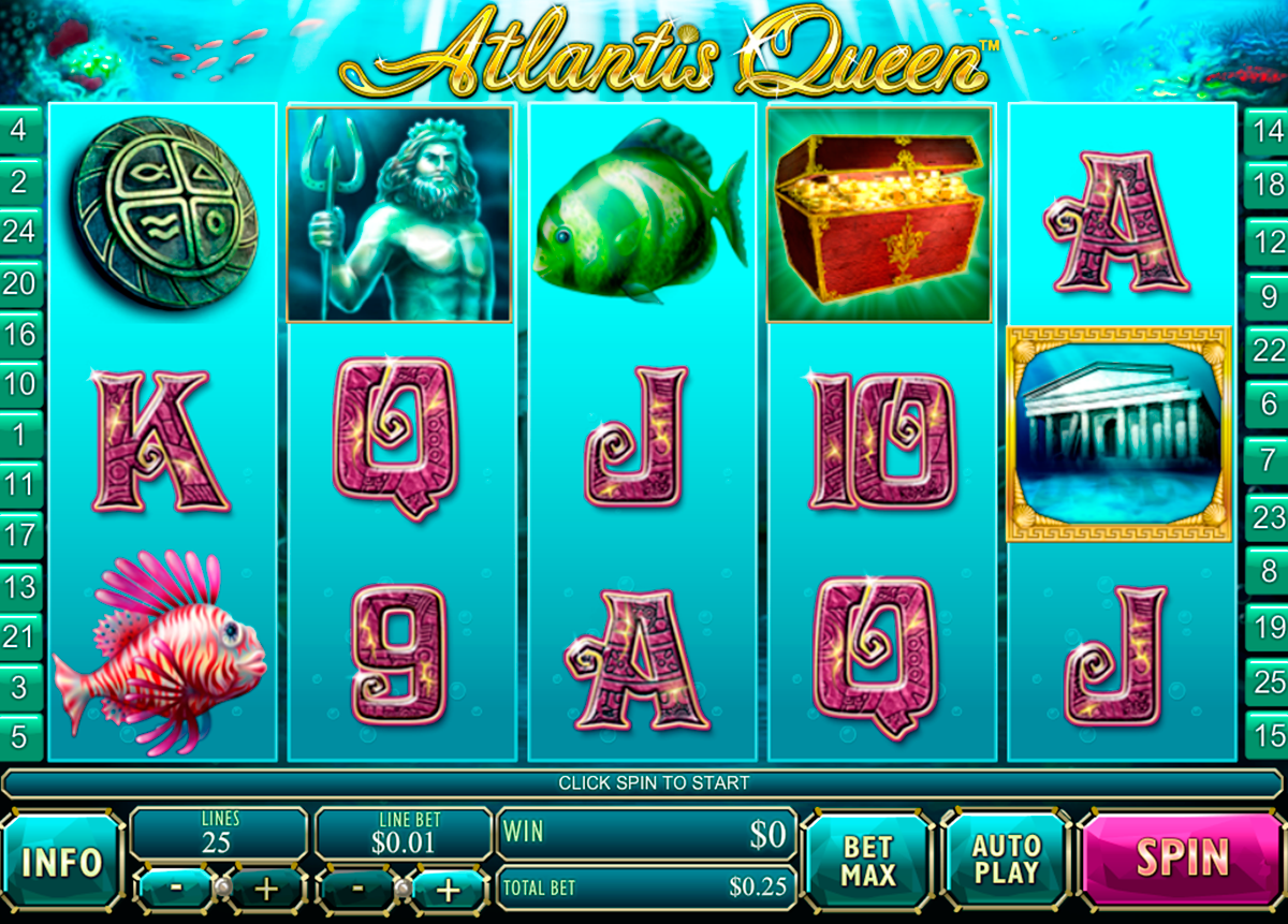 atlantis queen playtech игровой автомат 