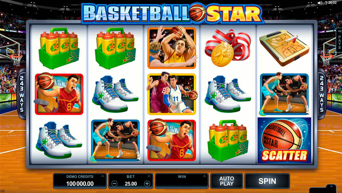 basketball star microgaming игровой автомат 