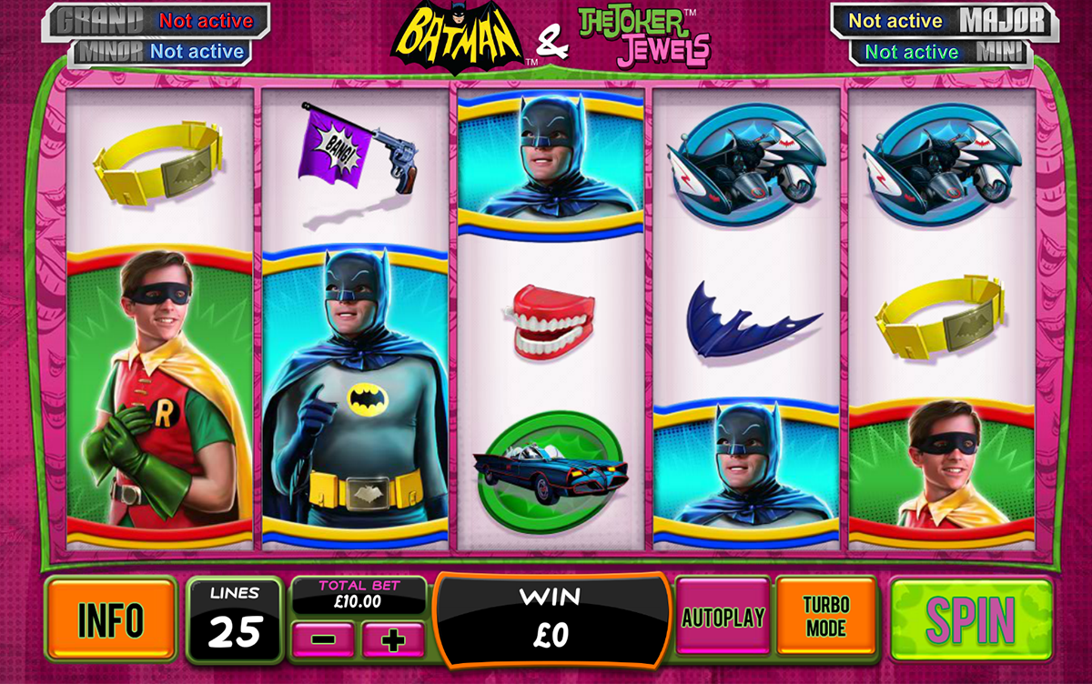 batman the joker jewels playtech игровой автомат 
