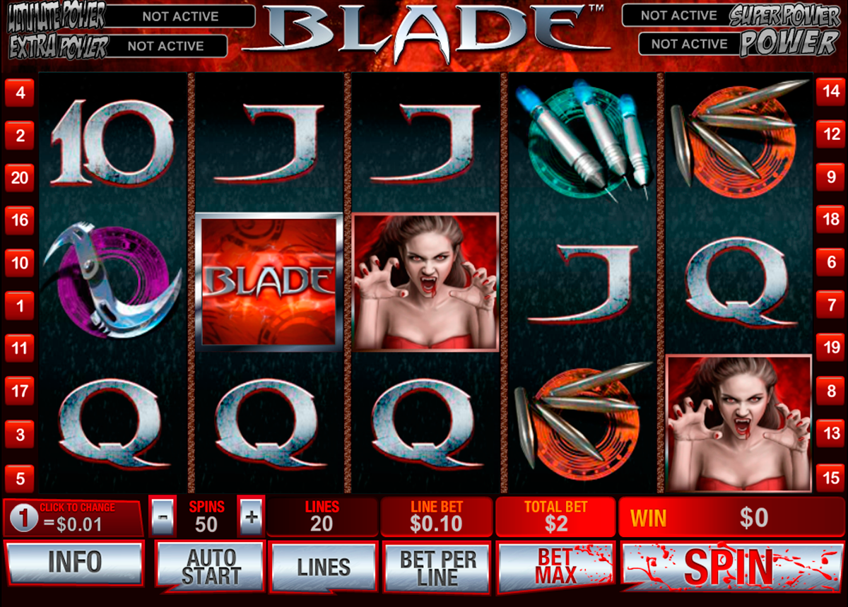 blade playtech игровой автомат 