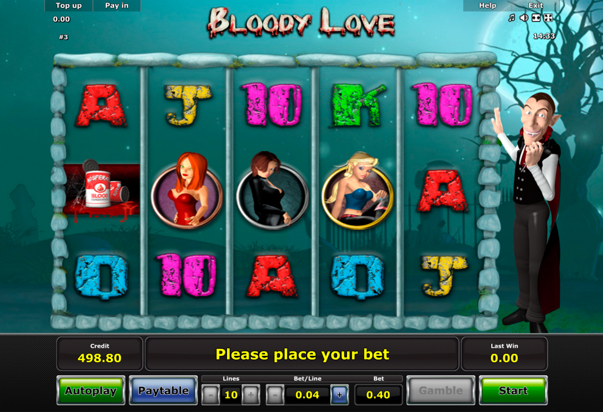 bloody love novomatic игровой автомат 