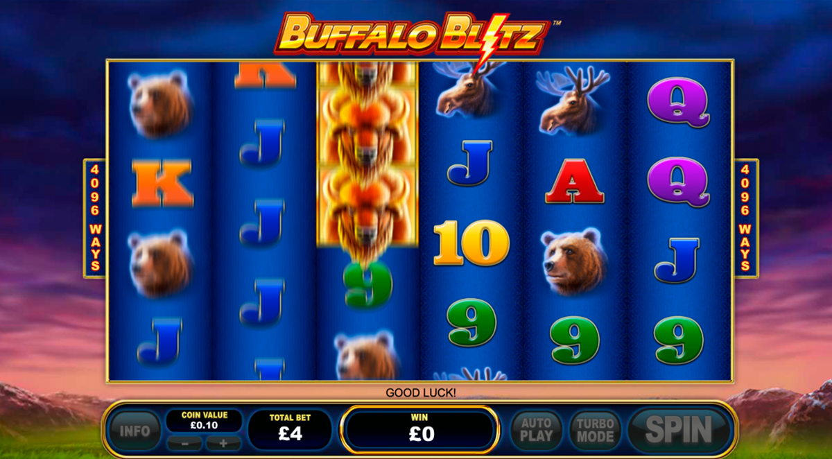 buffalo blitz playtech игровой автомат 