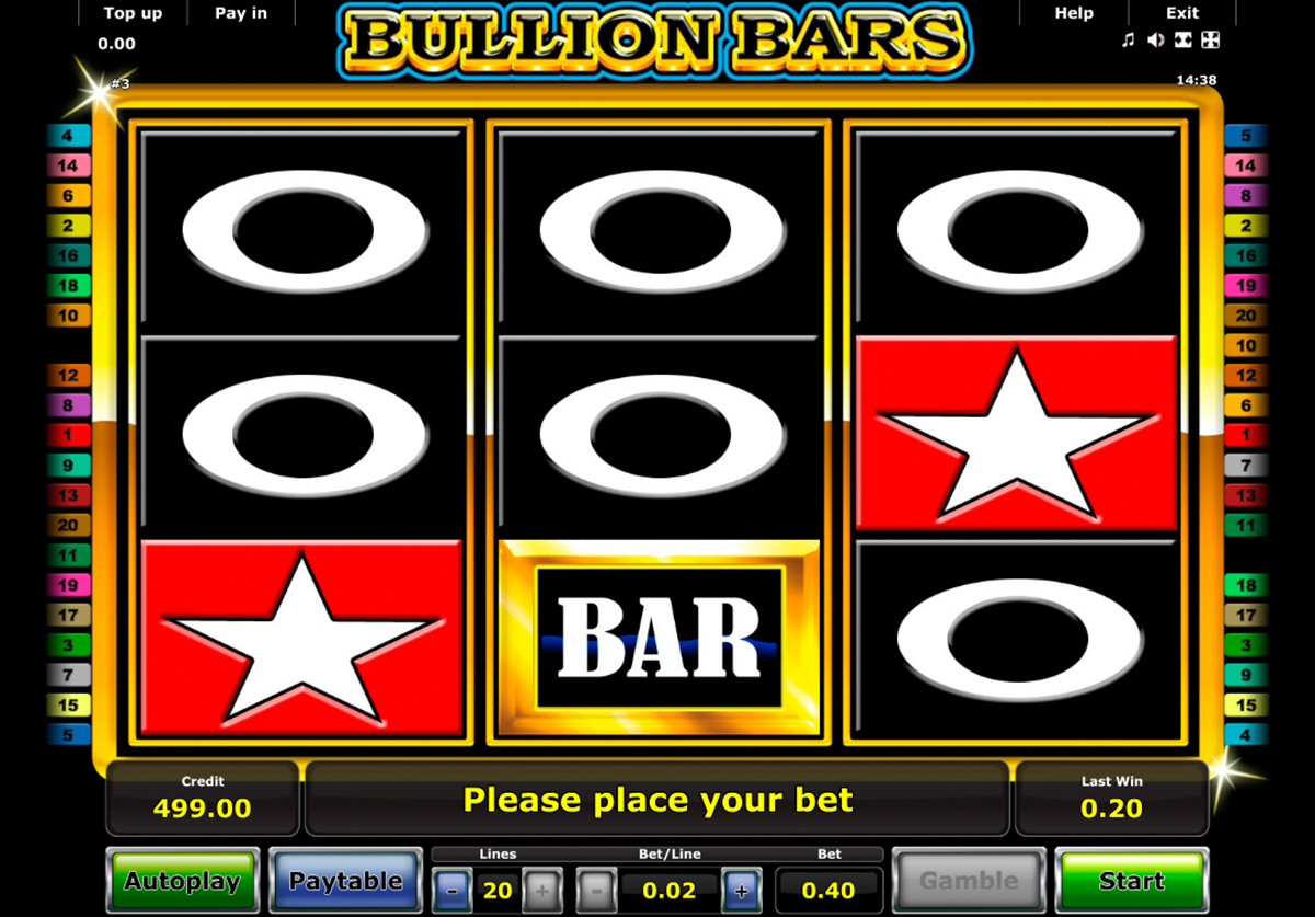 bullion bars novomatic игровой автомат 