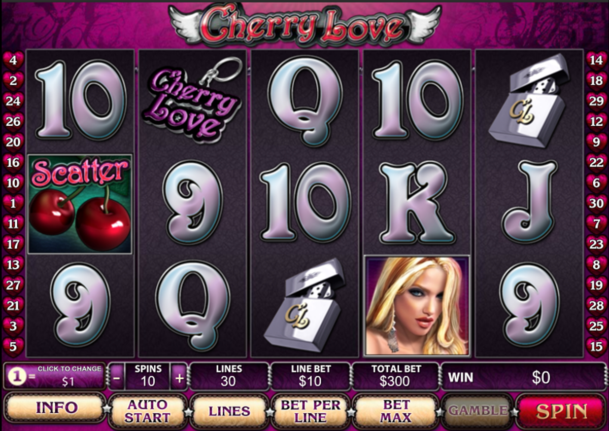 cherry love playtech игровой автомат 