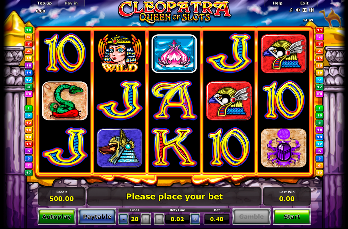 cleopatra novomatic игровой автомат 