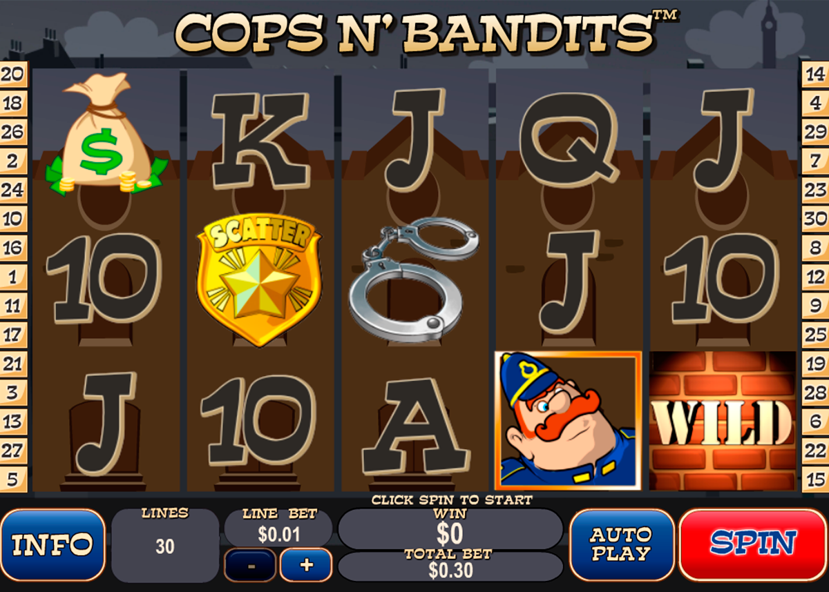 cops n bandits playtech игровой автомат 