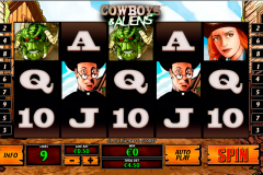 cowboys and aliens playtech игровой автомат 