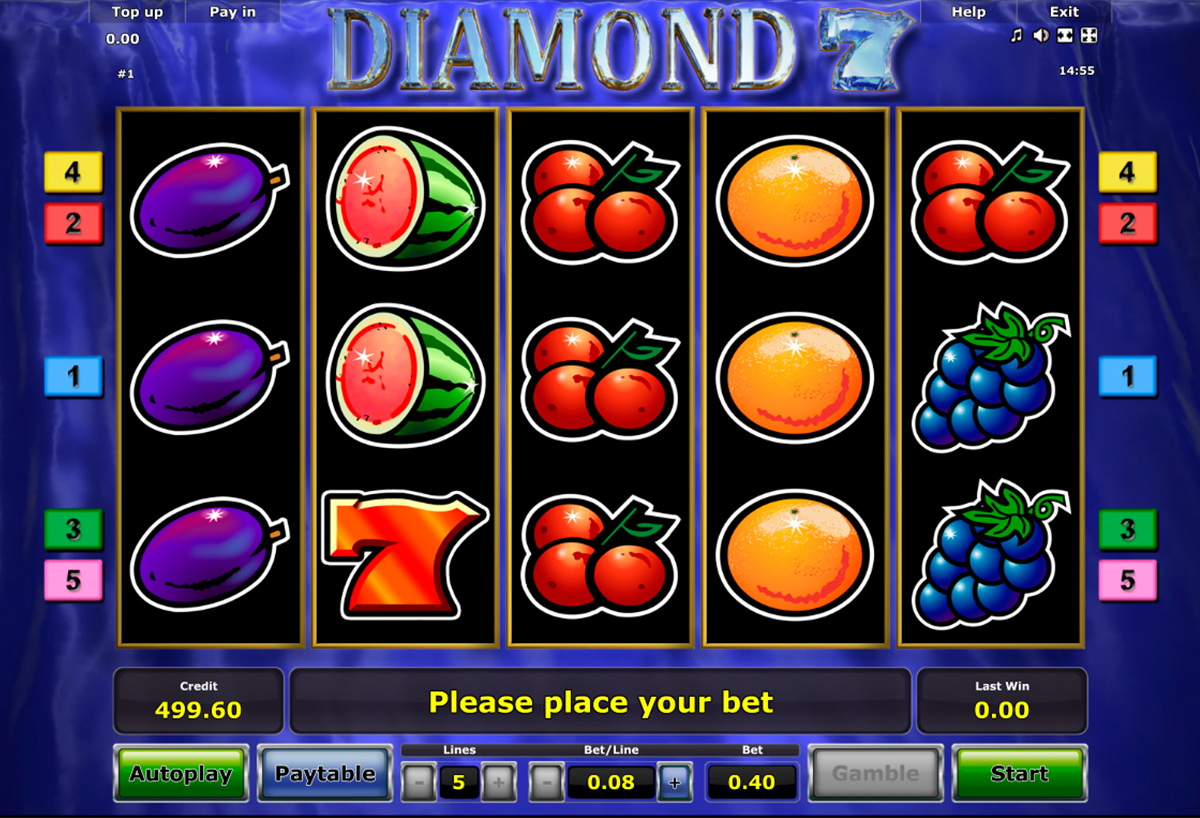 diamond 7 novomatic игровой автомат 