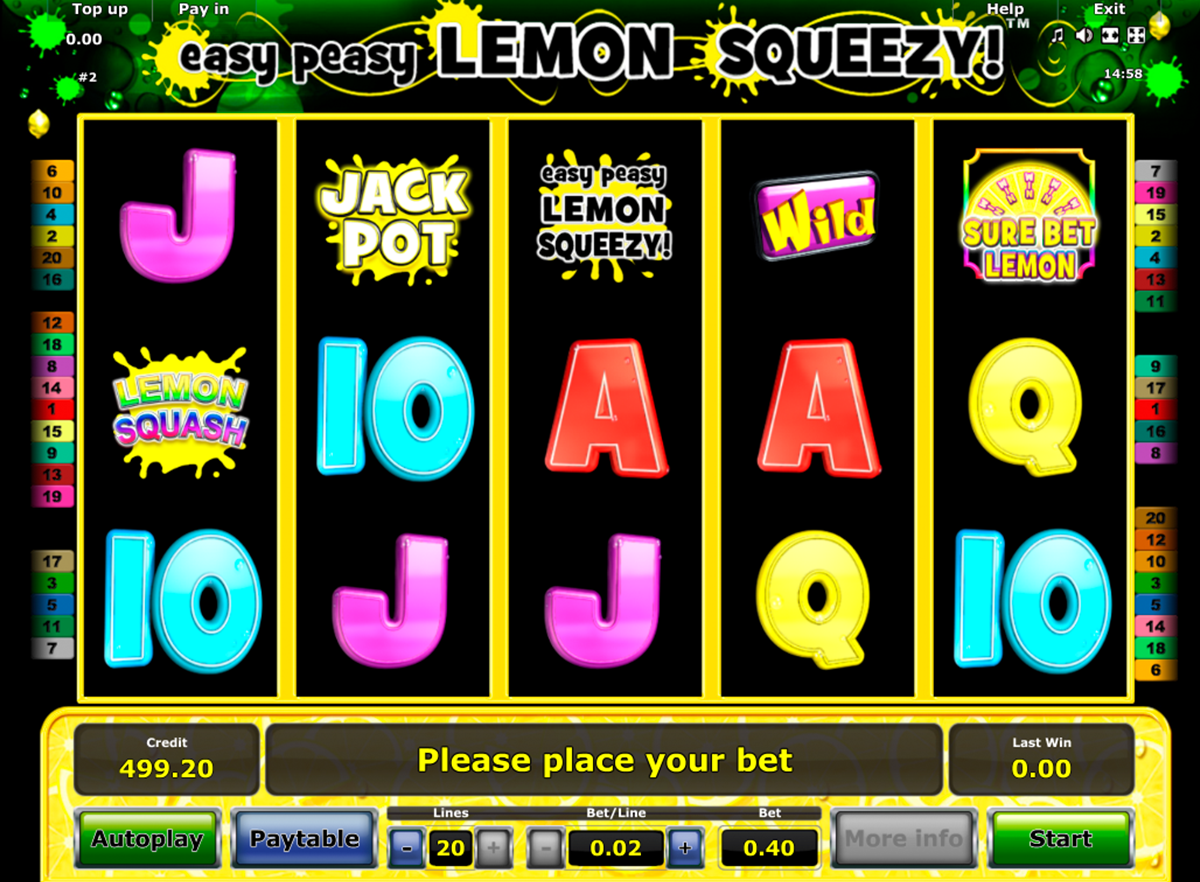 easy peasy lemon squeezy novomatic игровой автомат 