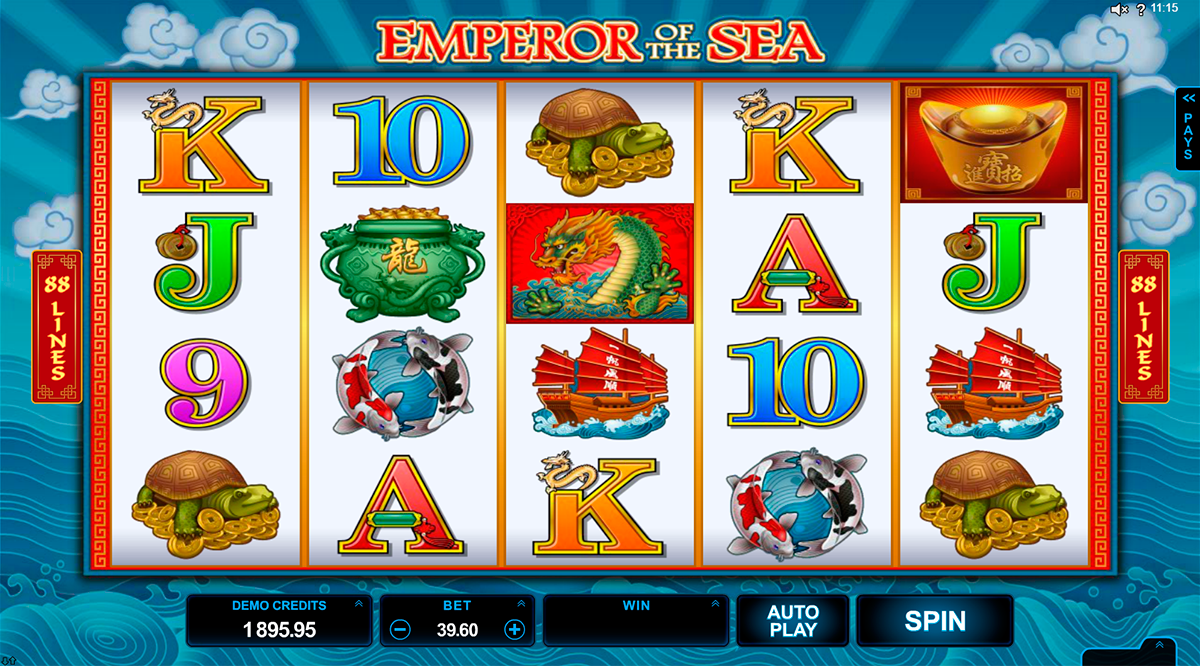 emperor of the sea microgaming игровой автомат 