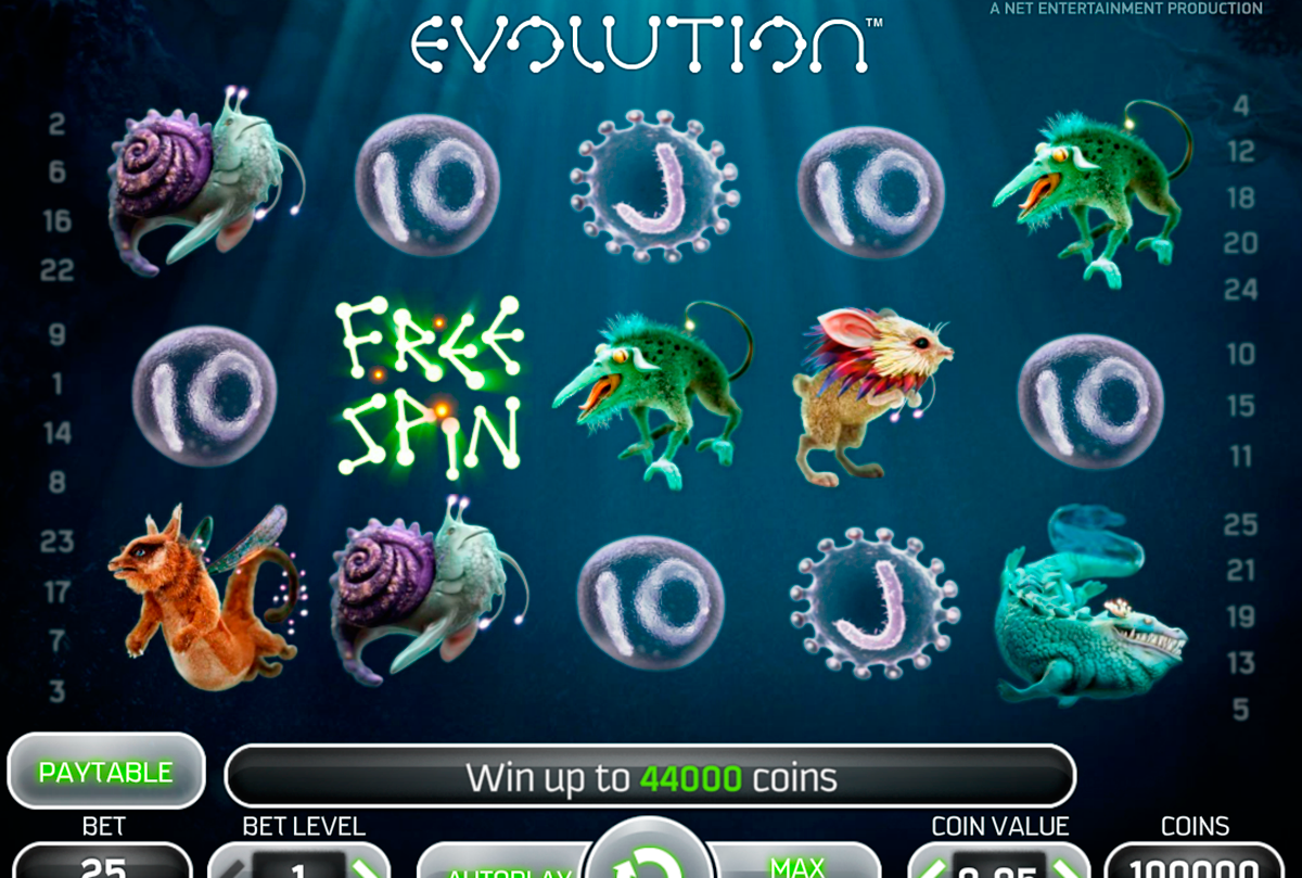 evolution netent игровой автомат 
