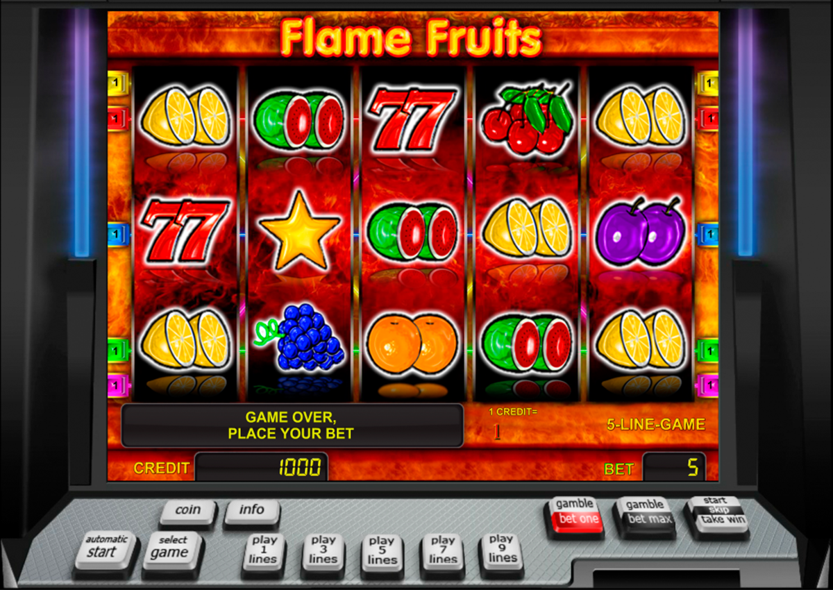 flame fruits novomatic игровой автомат 