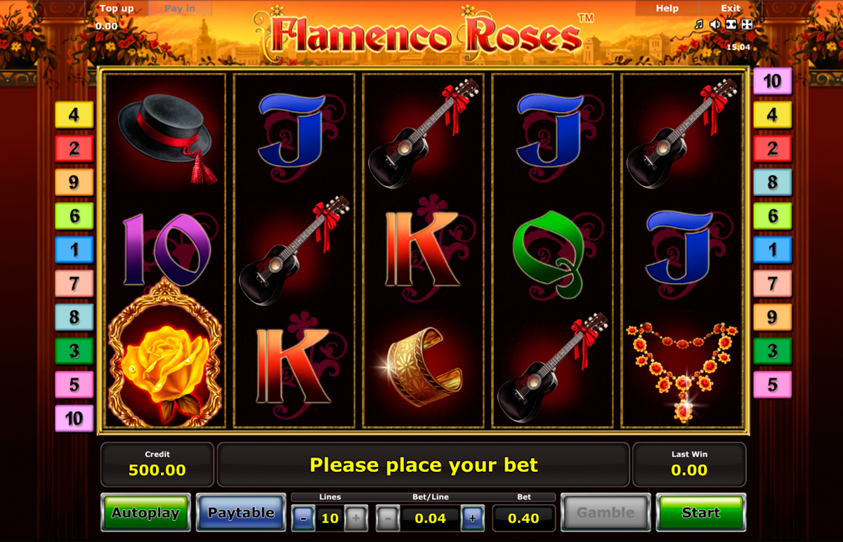 flamenco roses novomatic игровой автомат 