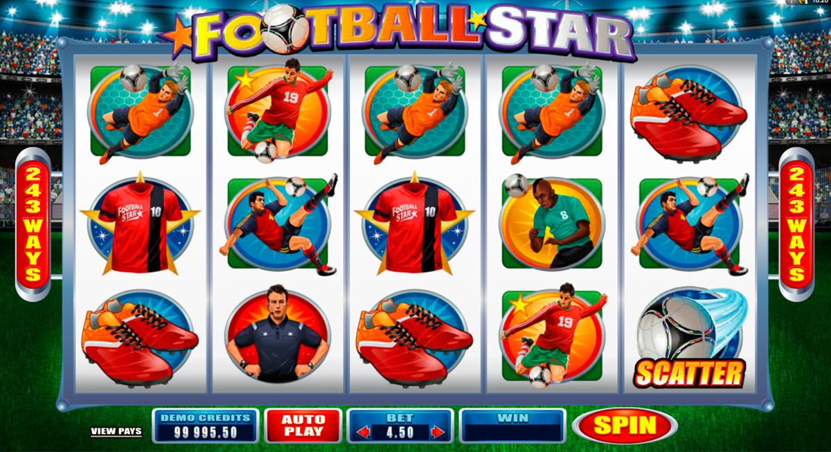 football star microgaming игровой автомат 