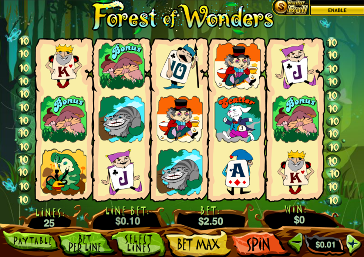 forest of wonder playtech игровой автомат 