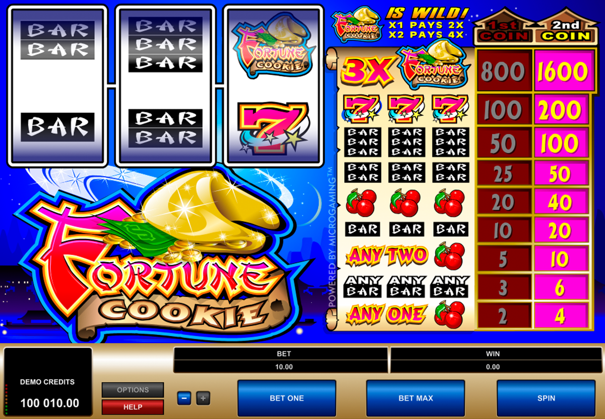 fortune cookie microgaming игровой автомат 