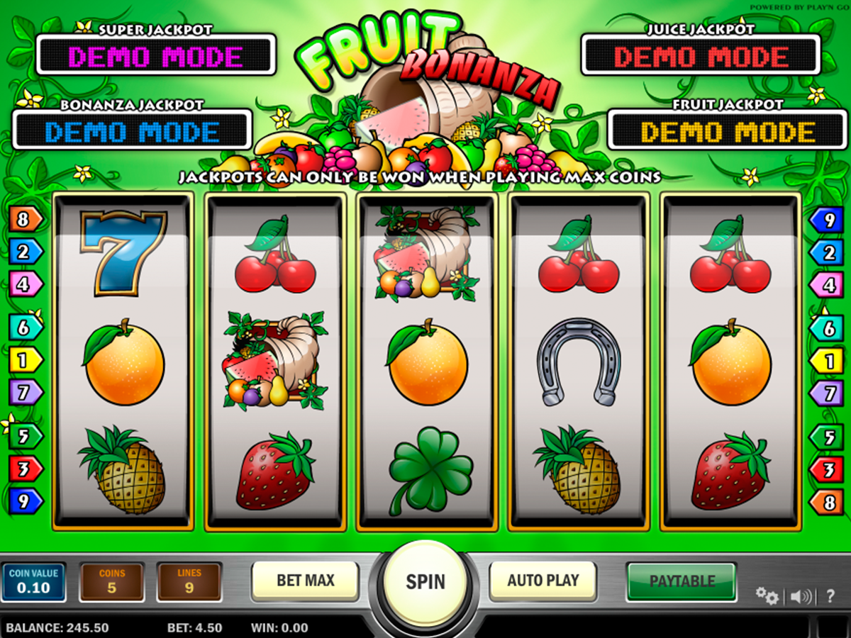 fruit bonanza playn go игровой автомат 