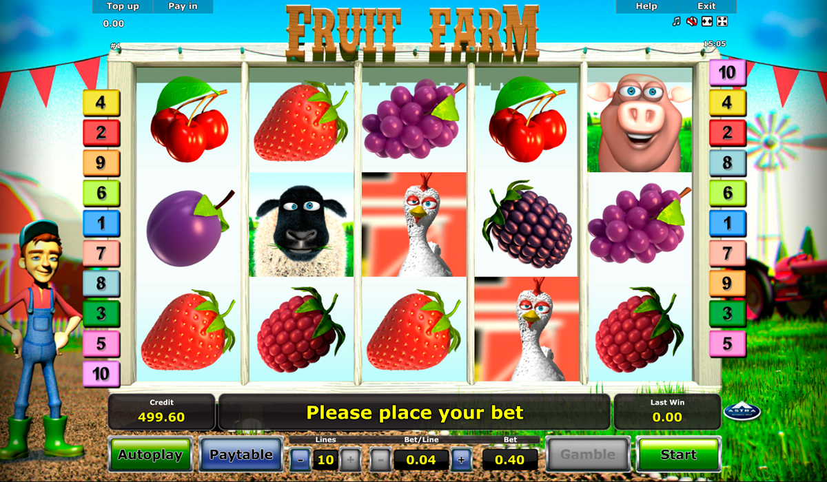 fruit farm novomatic игровой автомат 