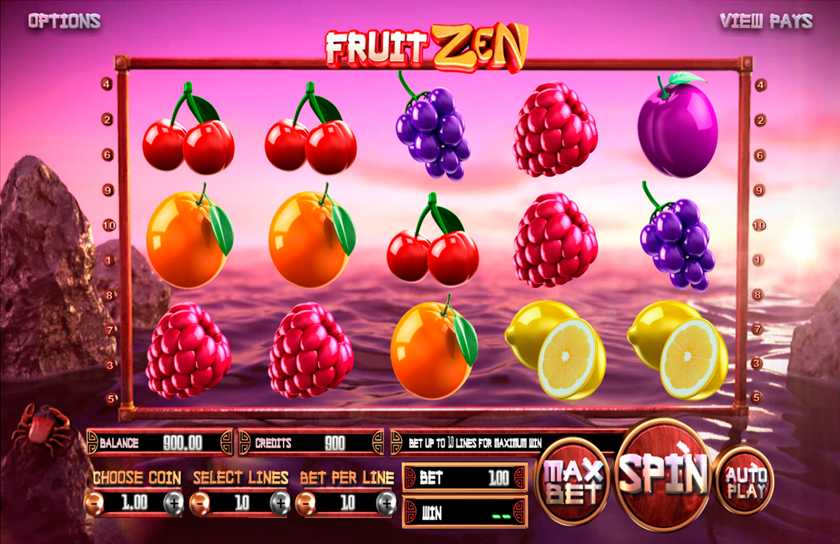 fruit zen betsoft игровой автомат 