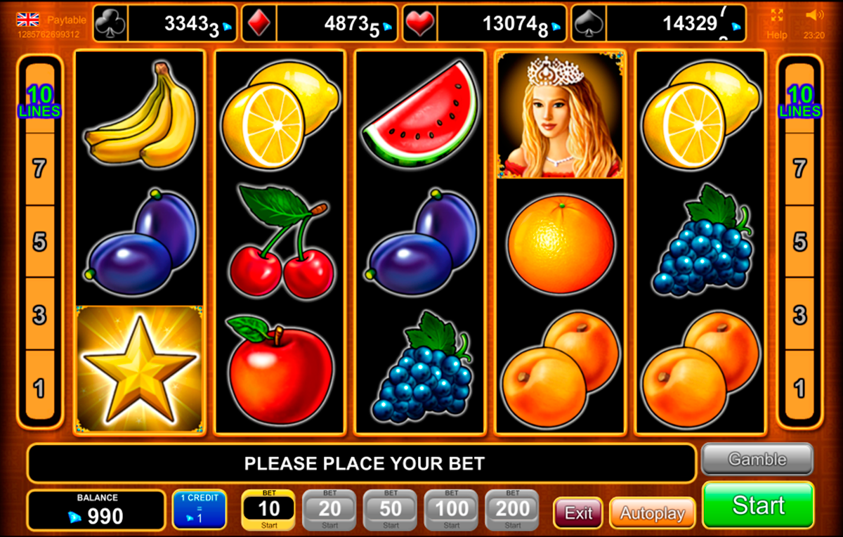 fruits kingdom egt игровой автомат 