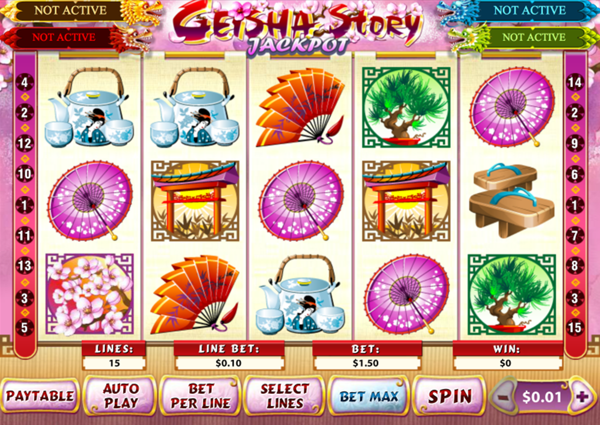 geisha story jackpot playtech игровой автомат 