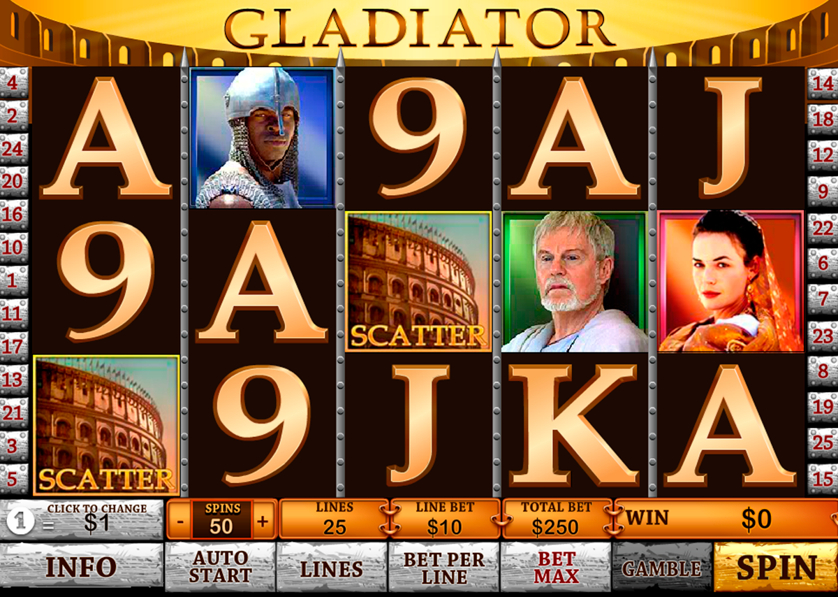 gladiator playtech игровой автомат 