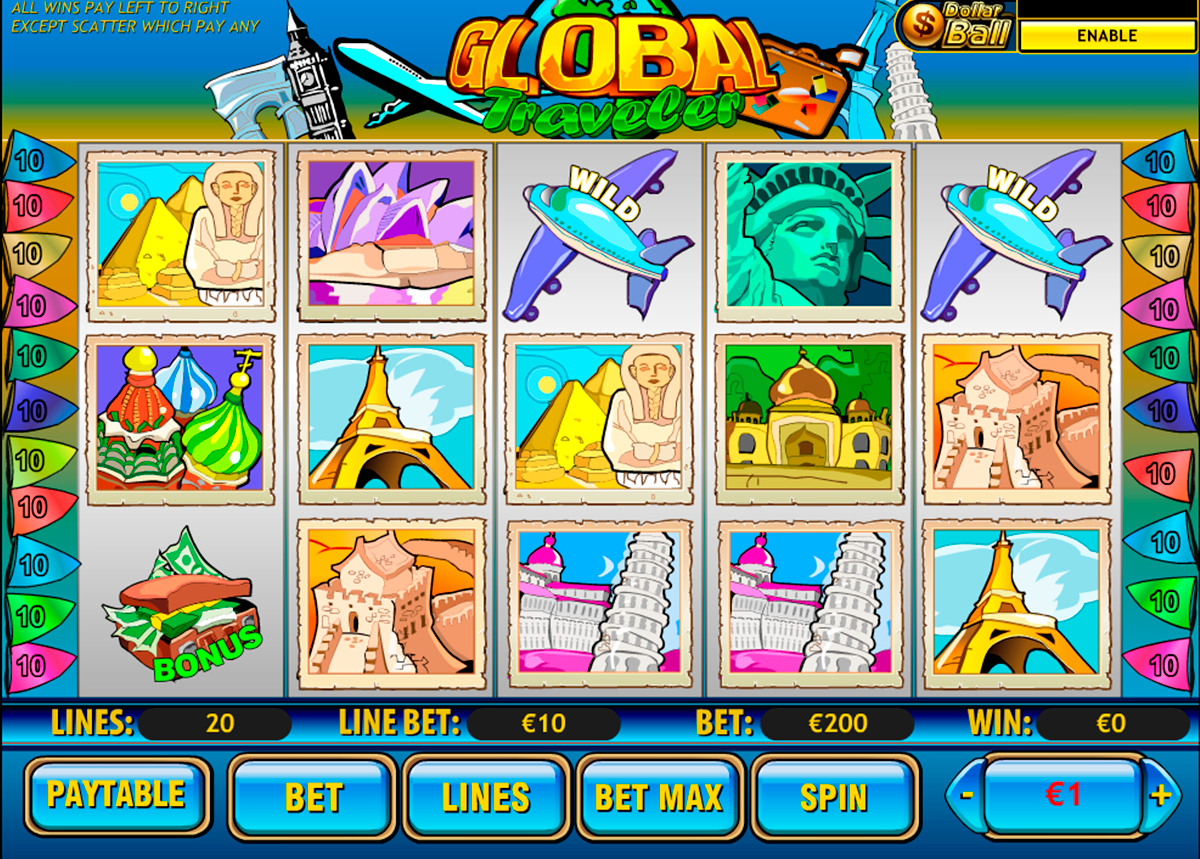 global traveler playtech игровой автомат 