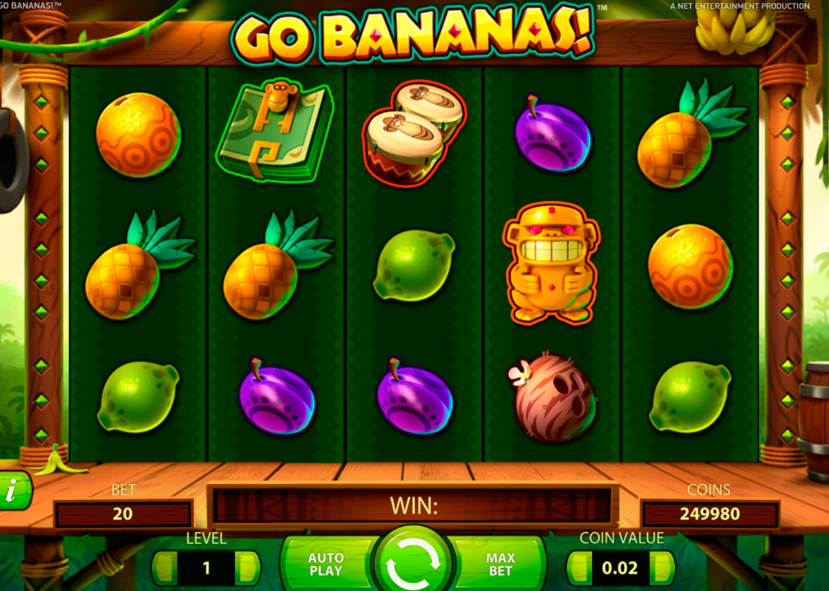 go bananas netent игровой автомат 