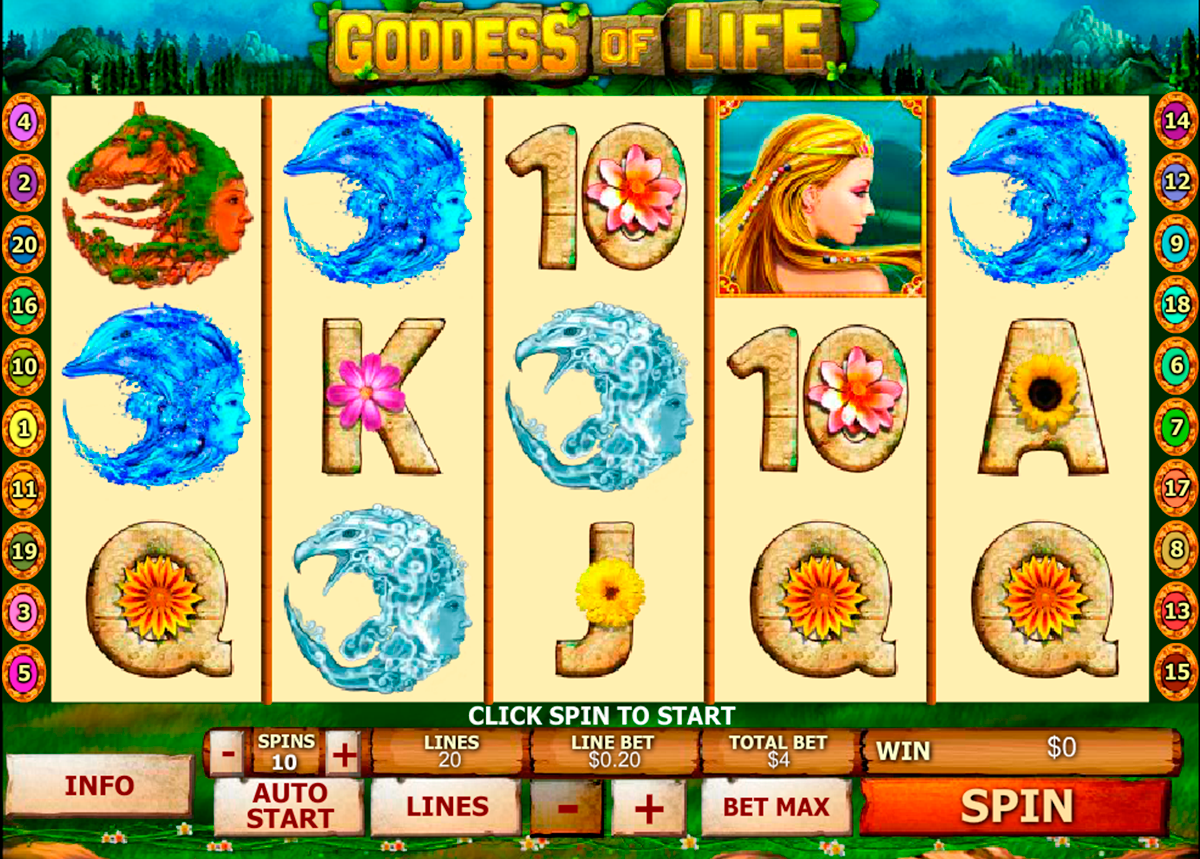 goddess of life playtech игровой автомат 