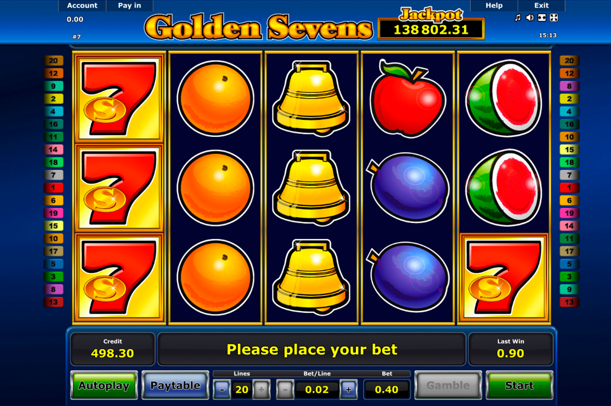 golden sevens novomatic игровой автомат 