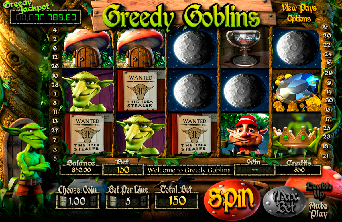 greedy goblins betsoft игровой автомат 