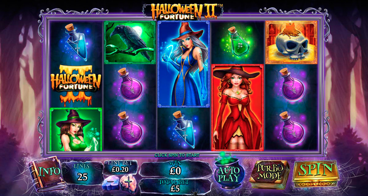 halloween fortune ii playtech игровой автомат 