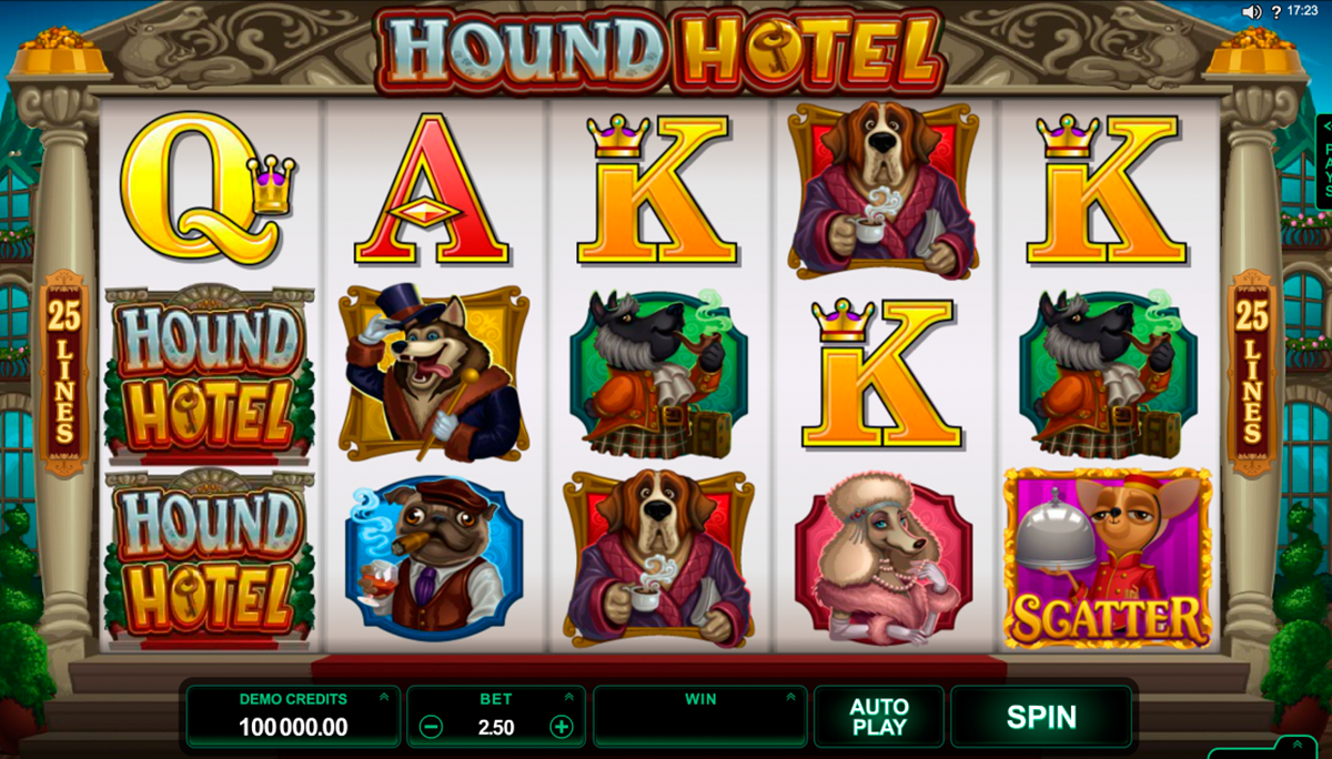 hound hotel microgaming игровой автомат 