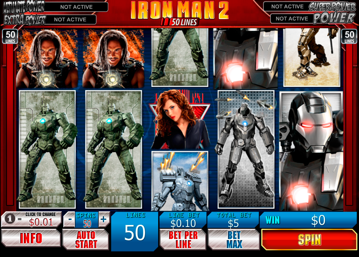 iron man 2 50 lines playtech игровой автомат 