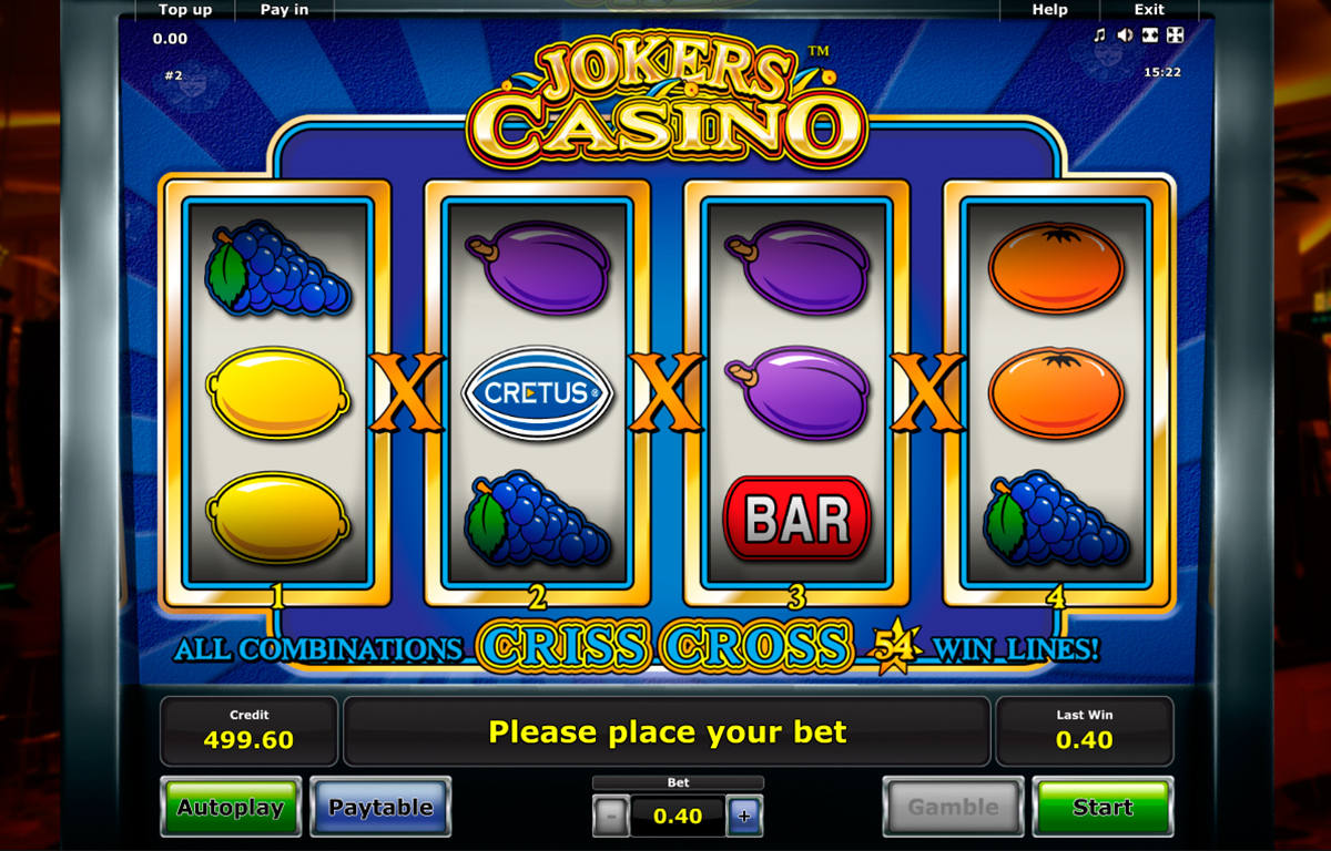 jokers casino novomatic игровой автомат 