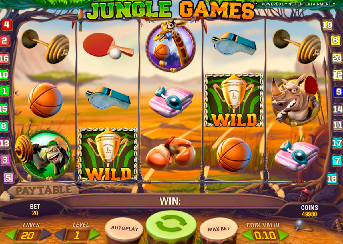 jungle games netent игровой автомат 