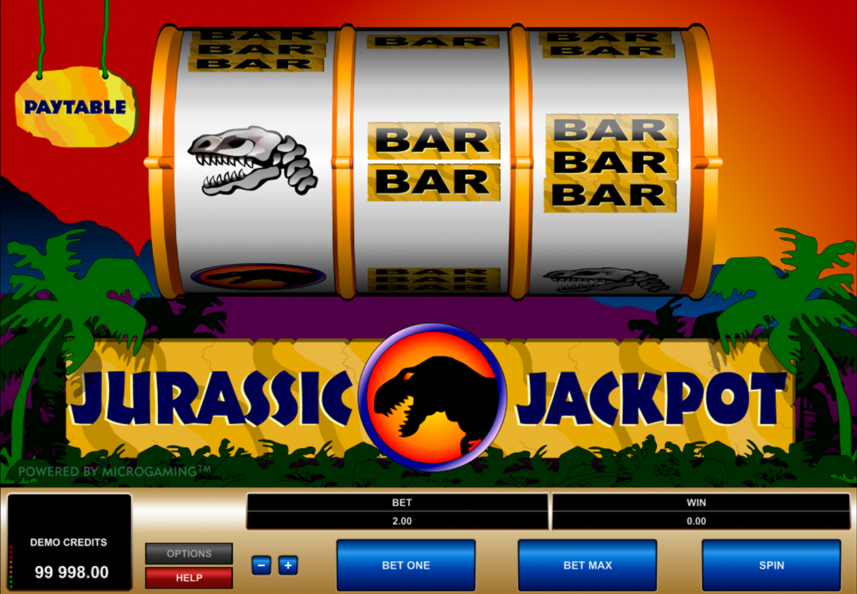 jurassic jackpot microgaming игровой автомат 