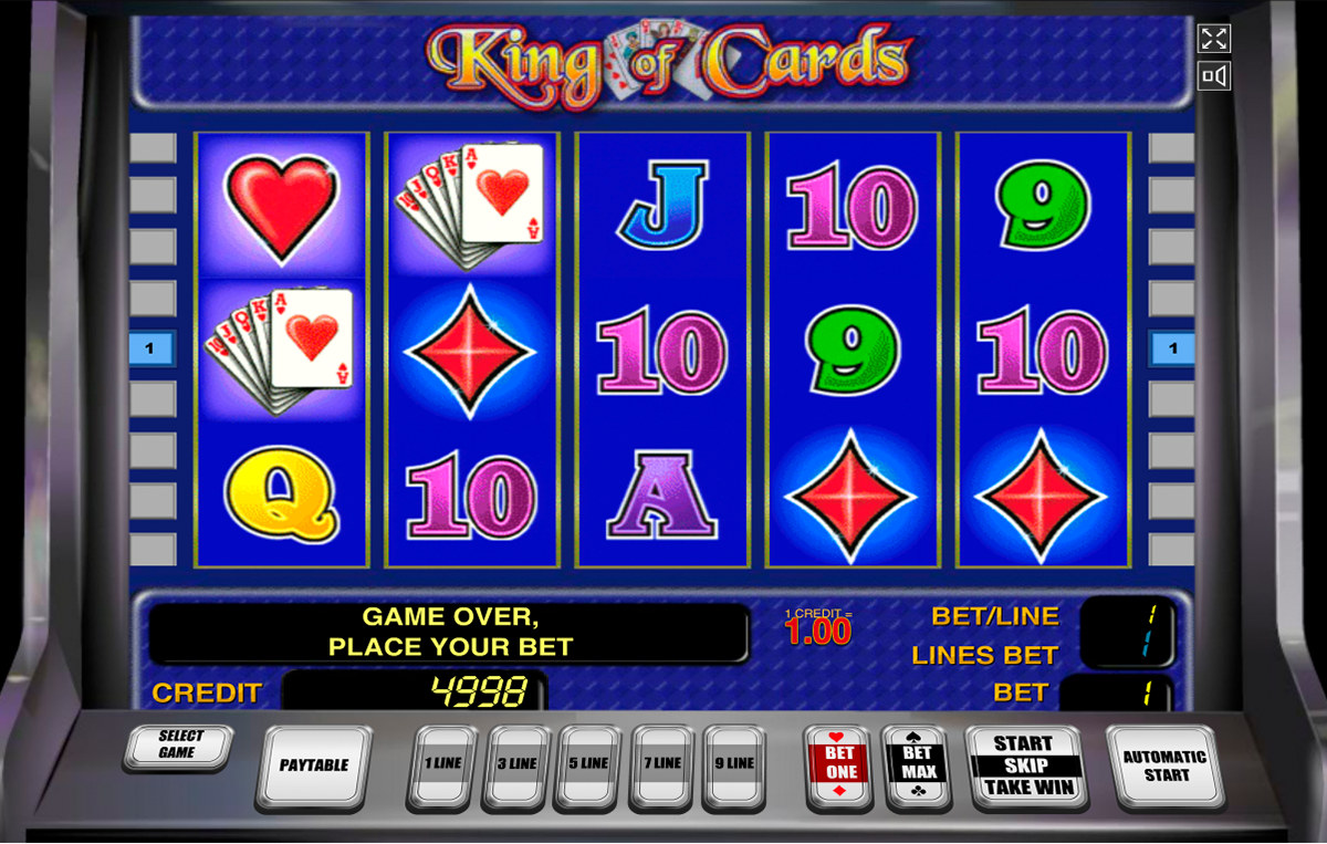 king of cards novomatic игровой автомат 