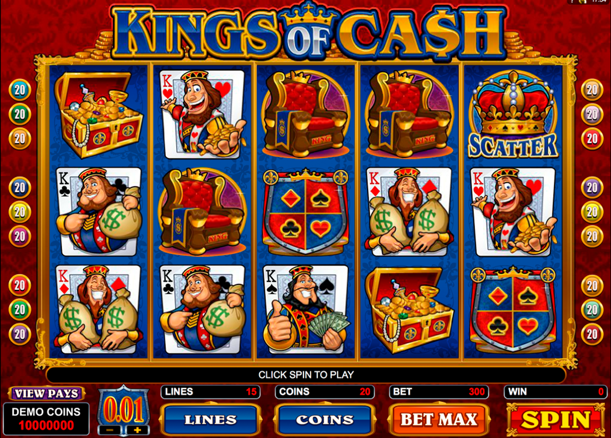 kings of cash microgaming игровой автомат 
