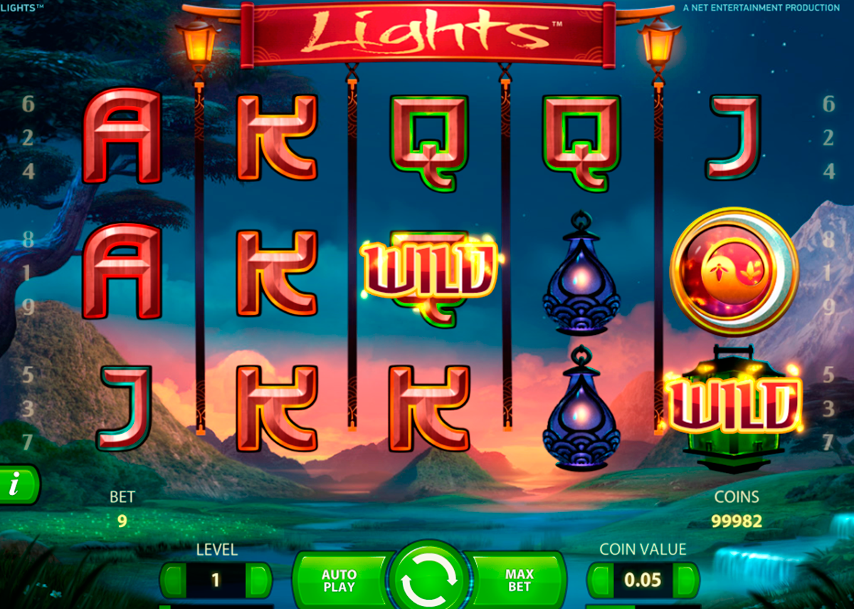 lights netent игровой автомат 