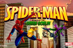 logo spider man attack of the goblin playtech слот 