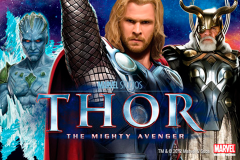 logo thor the mighty avenger playtech слот 