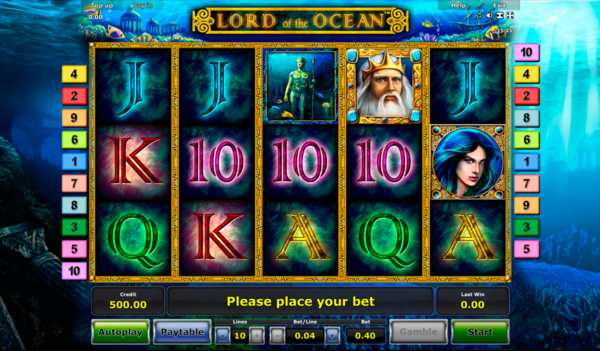 lord of the ocean novomatic игровой автомат 