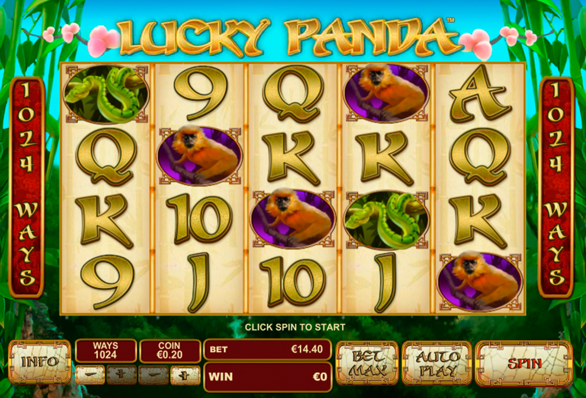 lucky panda playtech игровой автомат 