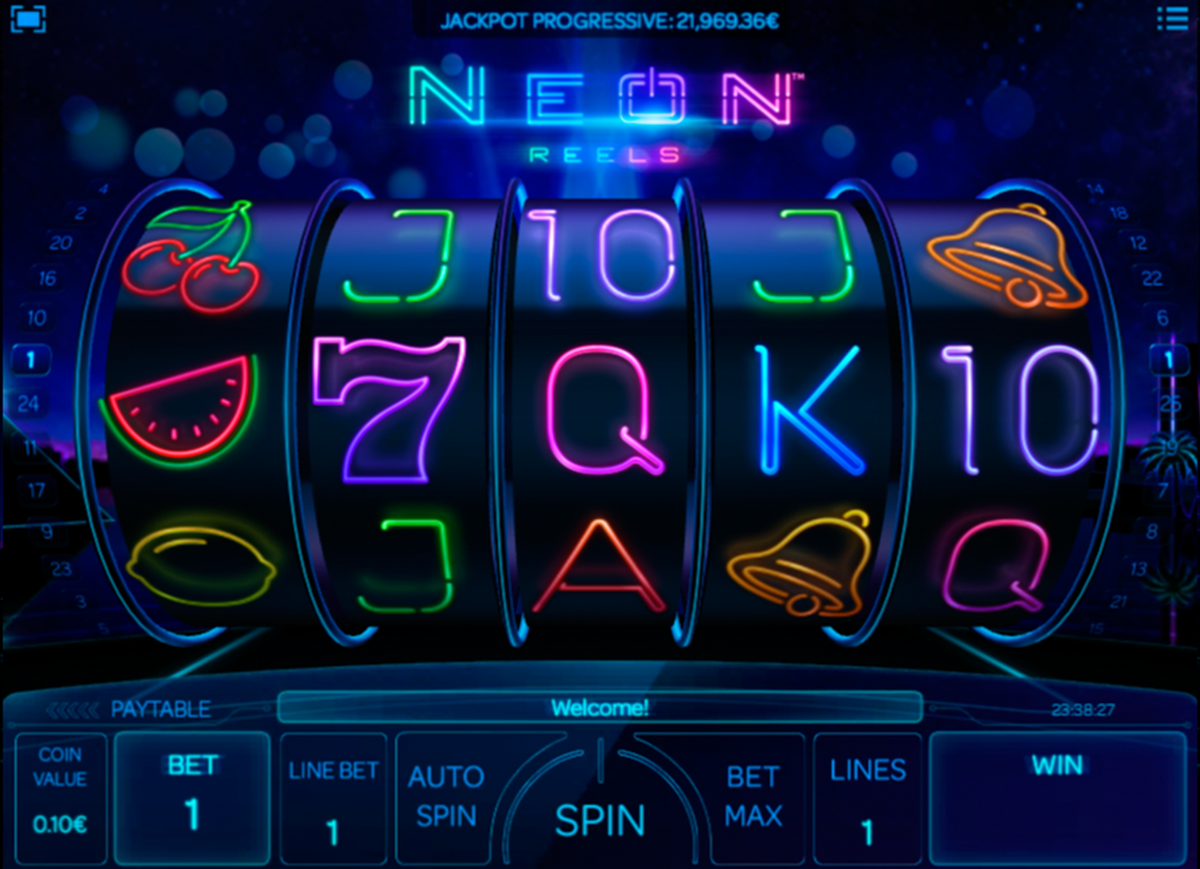 neon reels isoftbet игровой автомат 